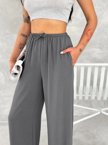 Ayrobin Oversize Pantalon - Füme resmi